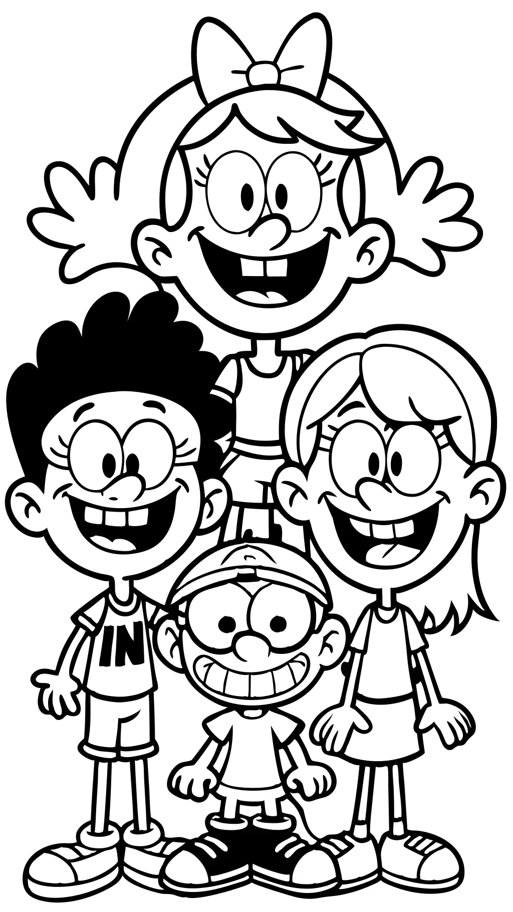 loud house color pages